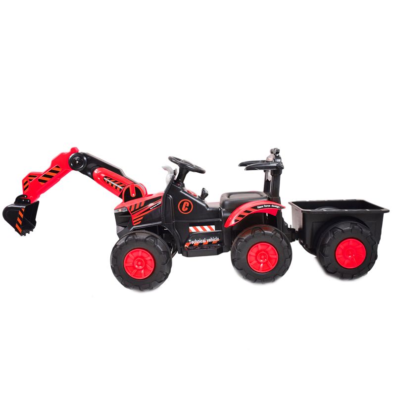 TRAKTOR, KOPARKA NA AKUMULATOR+PRZYCZEPA,PILOT /HT9158 - obrazek 12