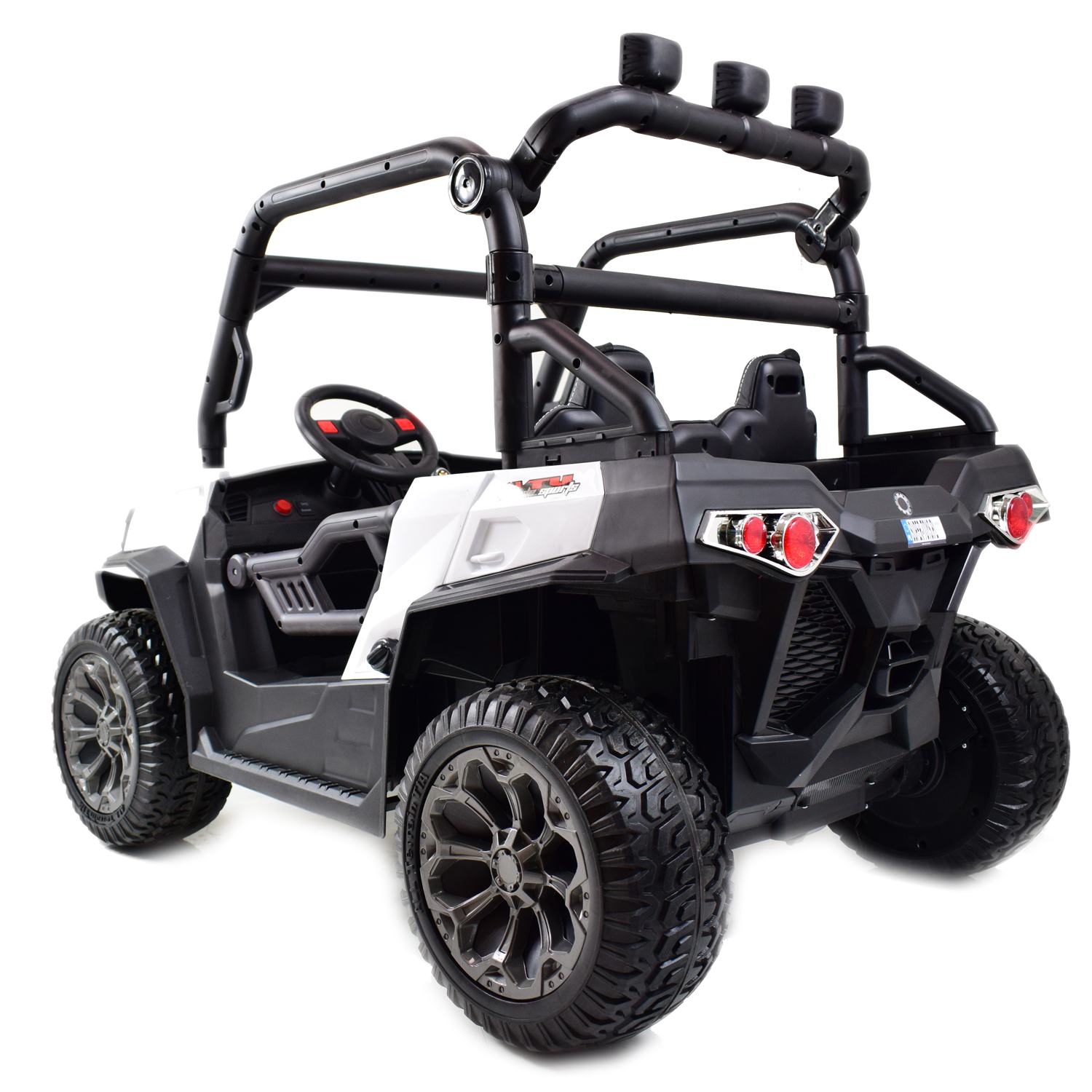 MEGA BUGGY UTV DLA 2 DZIECI, 4 SILNIKI, MIĘKKIE SIEDZENIE, MIĘKKIE KOŁA/7988-HIGH - obrazek 5