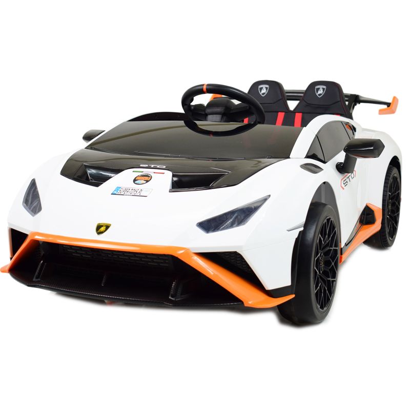 ORYGINALNE DRIFTUJĄCE LAMBORGHINI HURACAN STO NA AKUMULATOR/SMT-555-24V - obrazek 8