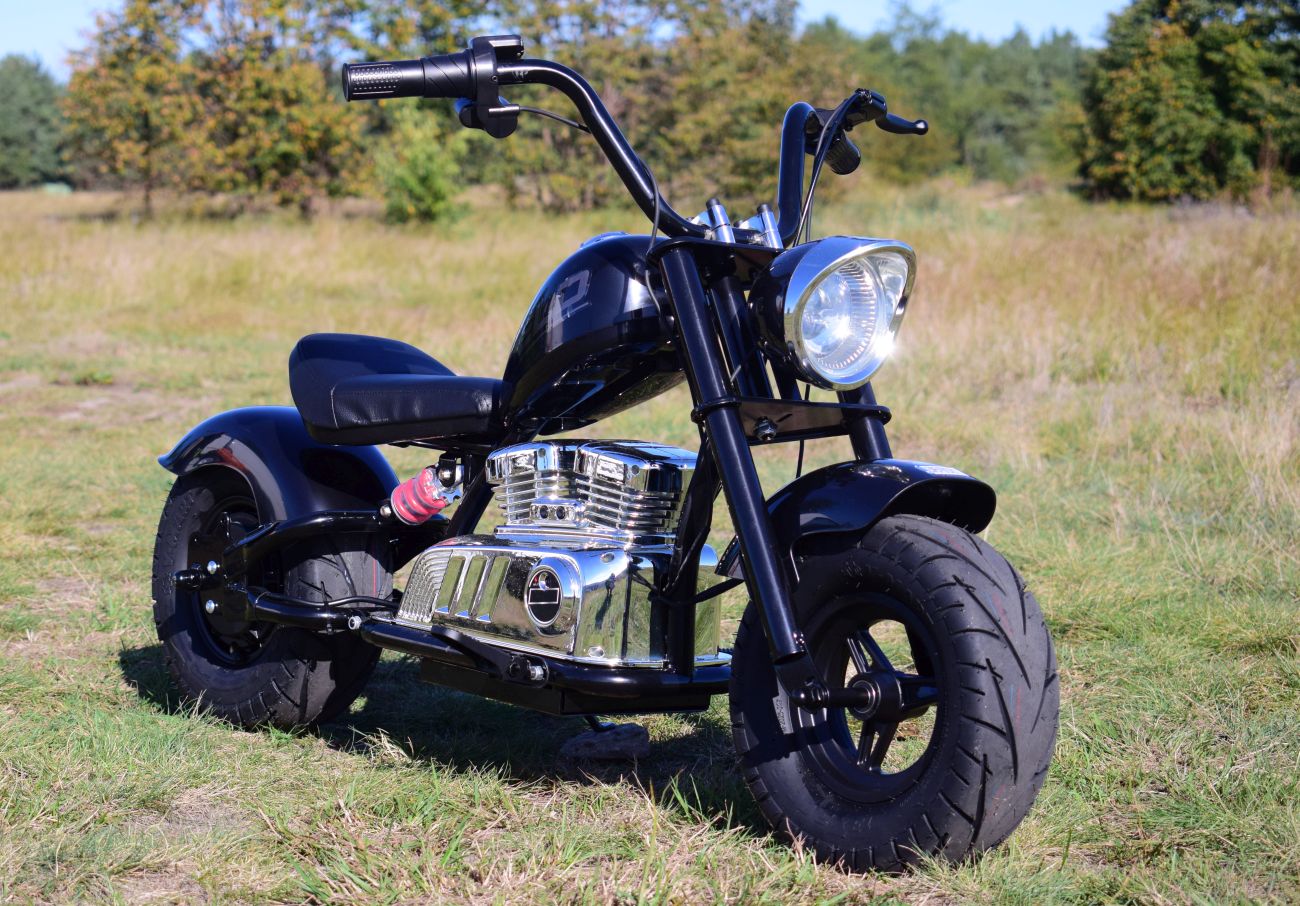 MOTOR CHOPPER "HELD", POMPOWANE KOŁA DO 25 KM/H, PODŚWIETLANY SILNIK/XB1058 - obrazek 8