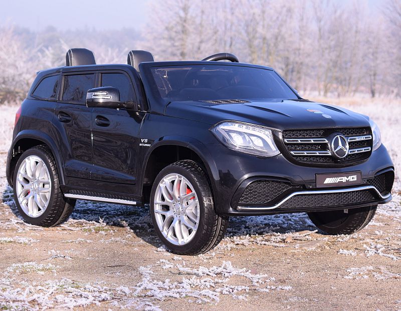 MERCEDES GLS 63, 4 SILNIKI, 2X12 V, MIĘKKIE KOŁA, MIĘKKIE SIEDZENIE, KLIMATYZACJA DLA 2 DZIECI/HL228 - obrazek 11