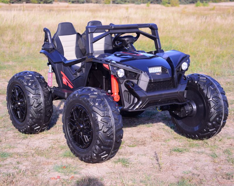 MEGA BUGGY DLA 2 DZIECI, 4 SILNIKI ( 310 W), 24V, MIĘKKIE SIEDZENIE, MIĘKKIE KOŁA, WALIZKA NA AKUMULATOR,/SX-2139 - obrazek 3
