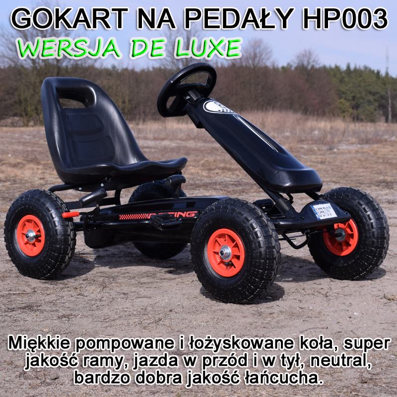 NAJNOWSZY WIELKI GOKART 003- POMPOWANE KOŁA HIT JAKOŚĆ /HP003 - obrazek 6
