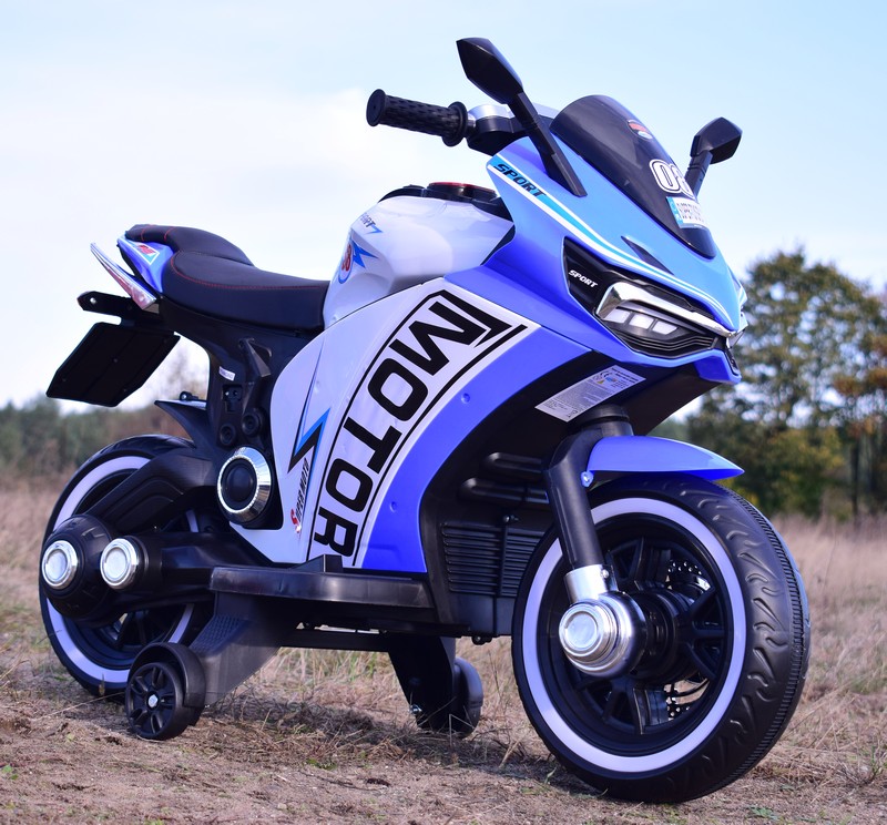 DUŻY MOTOR ŚCIGACZ STRONG 2 EXCLUSIVE, ŚWIECĄCE KOŁA, 2 KOŁOWY/HT6188-2 - obrazek 13
