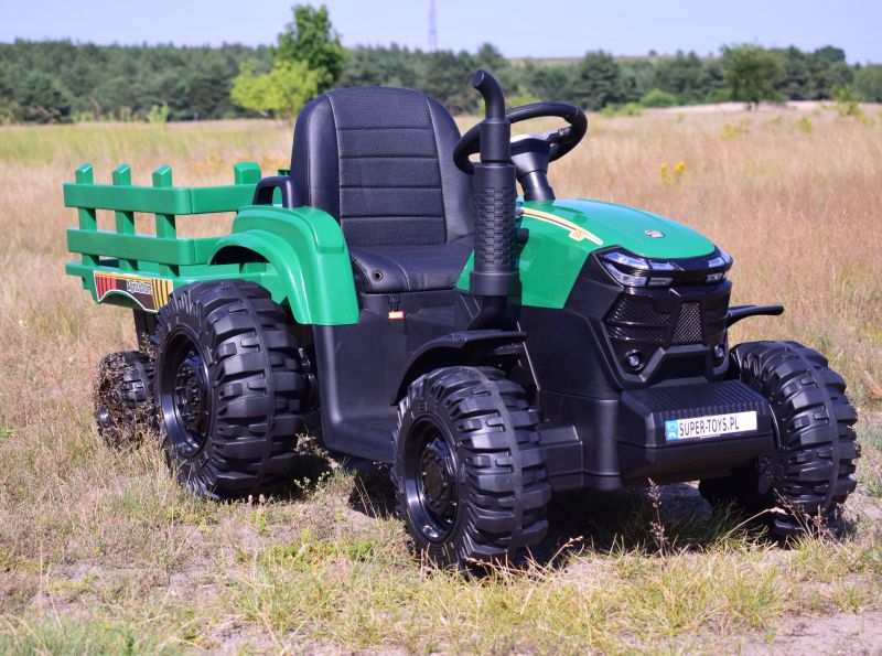 MEGA TRAKTOR AGRICULTURE Z PRZYCZEPĄ 2X200, 24V, SZYBKI SUPER JAKOSĆ/JC000B - obrazek 2