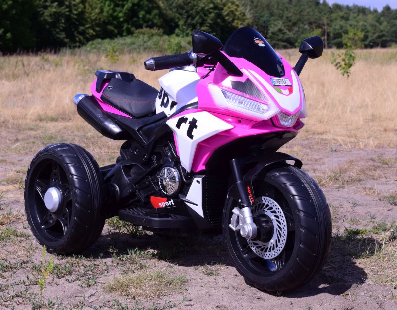 MEGA MOTOR 3 KOŁOWY SPORT, DWA SILNIKI , MIĘKKIE KOŁA, MIĘKKIE SIEDZENIE, GAZ W MANETCE/FB6886 - obrazek 9