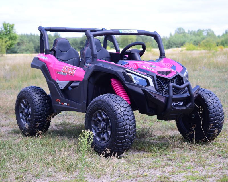 MEGA BUGGY SXS DLA 2 DZIECI 2X120W, SUPER MOC, PRZESUWANE SIEDZENIE, WALIZKA/BBH028 - obrazek 12