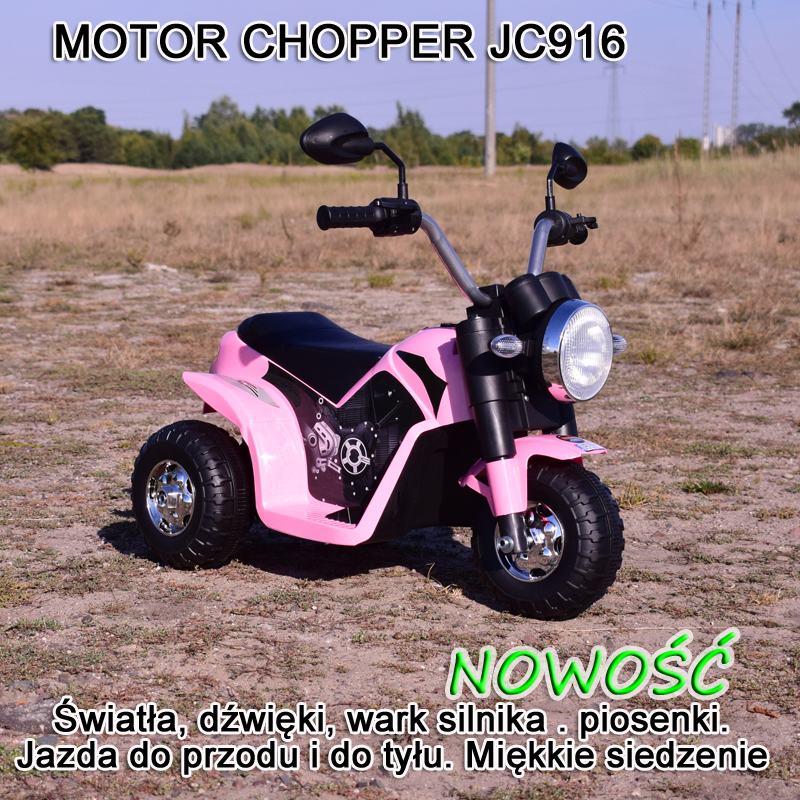 MOTOR CHOPPER - PIERWSZY MOTOREK DLA DZIECKA, MIĘKKIE SIEDZENIE/JC916 - obrazek 26