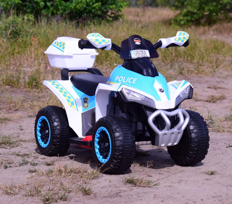 QUAD NA AKUMULATOR POLICJA Z KUFERKIEM - SUPER JAKOŚĆ/GTS-1188A - obrazek 2
