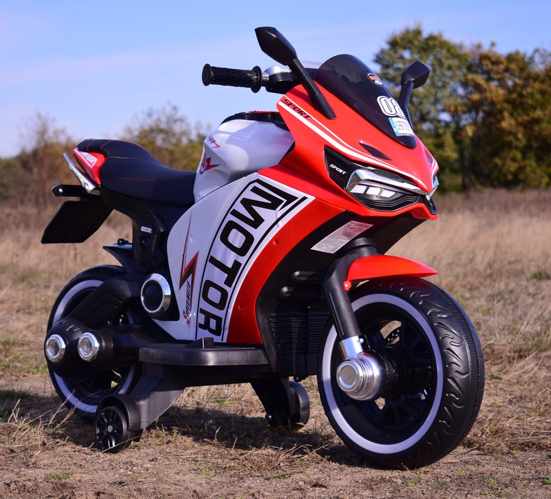 DUŻY MOTOR ŚCIGACZ STRONG 2 EXCLUSIVE, ŚWIECĄCE KOŁA, 2 KOŁOWY/HT6188-2 - obrazek 6