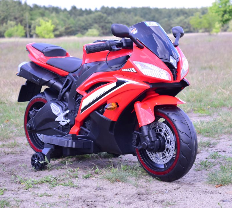 WIELKI MOTOR NA AKUMULATOR - GAZ W MANETCE, HAMULEC, ŚWIECĄCE KOŁA - SUPER JAKOSĆ/SD-R6 - obrazek 12