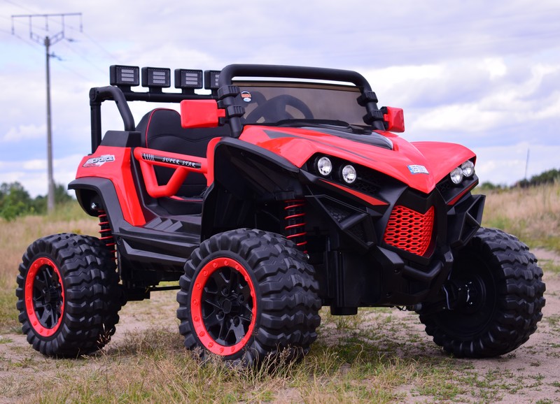 MEGA AUTO CFORCE 4X4 , METALOWE AMORTYZATORY, FUNKCJA BUJANIA, KLIMATYZACJA MIĘKKIE KOŁA EVA, MIĘKKIE SIEDZENIE FULL OPCJA /XJL588 - obrazek 6