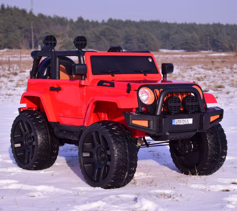 MEGA JEEP 4X4, MIĘKKIE KOŁA, MIĘKKIE SIEDZENIE, FUNKCJA BUJANIA SUPER HIT/LT828 - obrazek 12