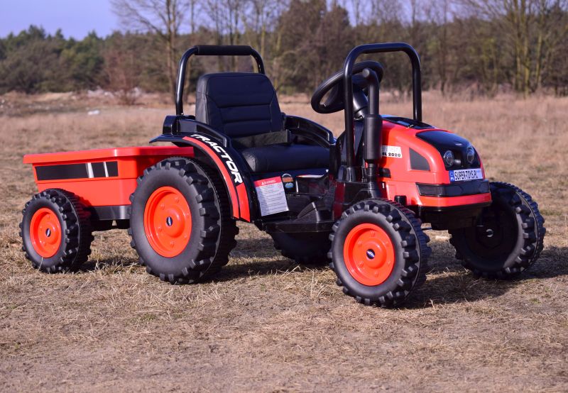 MEGA TRAKTOR Z PRZYCZEPĄ. MIĘKKIE SIEDZENIE, PILOT, RADIO FM/HL388 - obrazek 2
