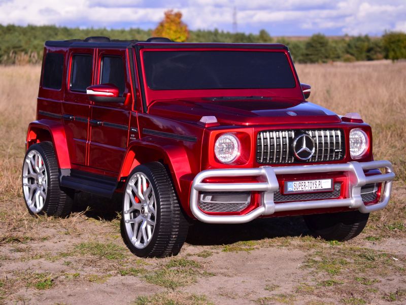 MERCEDES G63 AMG DLA 2 DZIECI, 24V, 4X4, MIĘKKIE KOŁA EVA, MIĘKKIE SIEDZENIE, LAKIER POLEROWANY FULL OPCJA/S-307 - obrazek 5