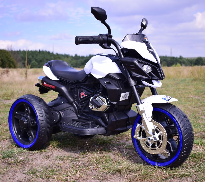 MOTOR MOTO 3 KOŁOWY, ŚWIECĄCE KOŁA, GAZ W MANETCE/BH818 - obrazek 5