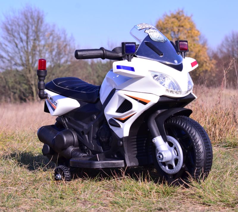 PIERWSZY MOTOR POLICYJNY Z KOGUTEM - DLA MALUSZKA/JC-911 - obrazek 5