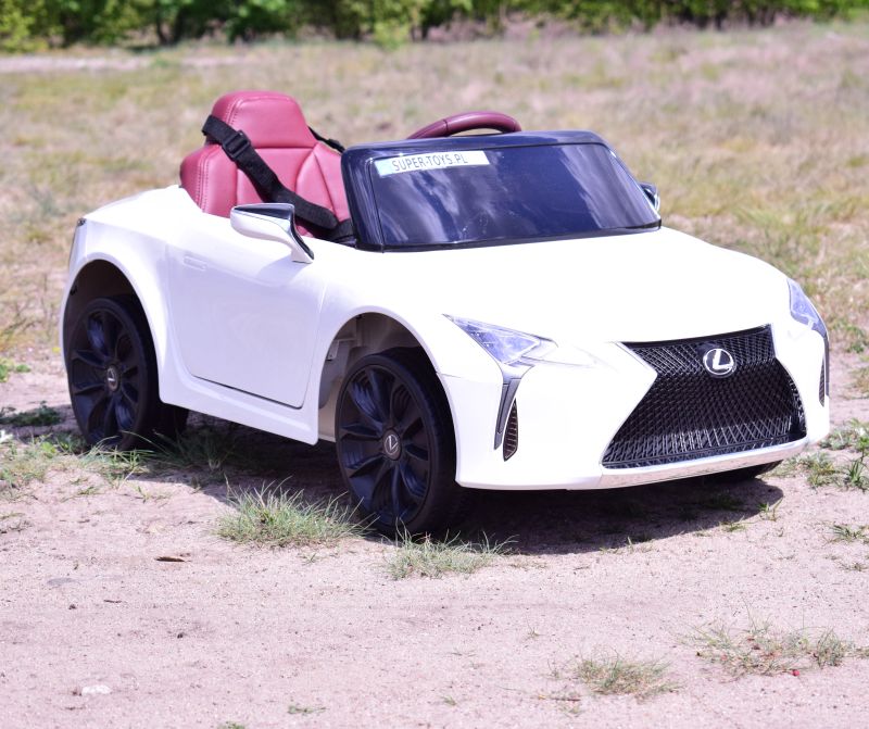 ORYGINALNY LEXUS LC500 NA NAJLEPSZEJ WERSJI, MIĘKKIE KOŁA, MIĘKKIE SIEDZENIE/JE1618 - obrazek 5