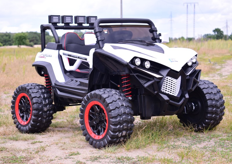 MEGA AUTO CFORCE 4X4 , METALOWE AMORTYZATORY, FUNKCJA BUJANIA, KLIMATYZACJA MIĘKKIE KOŁA EVA, MIĘKKIE SIEDZENIE FULL OPCJA /XJL588 - obrazek 15