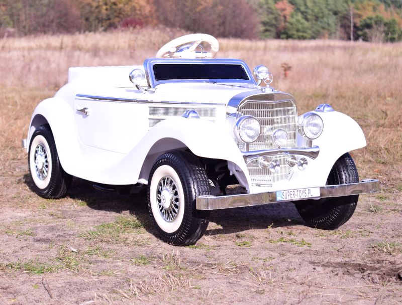 MERCEDES RETRO TYP 540K DLA DZIECKA I DLA RODZICA, MIĘKKIE KOŁA EVA, MIĘKKIE SIEDZENIE, FULL OPCJA/A200 - obrazek 2