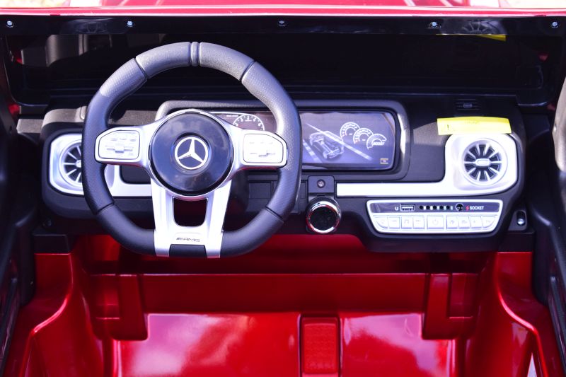 MERCEDES G63 AMG DLA 2 DZIECI, 24V, 4X4, MIĘKKIE KOŁA EVA, MIĘKKIE SIEDZENIE, LAKIER POLEROWANY FULL OPCJA/S-307 - obrazek 6