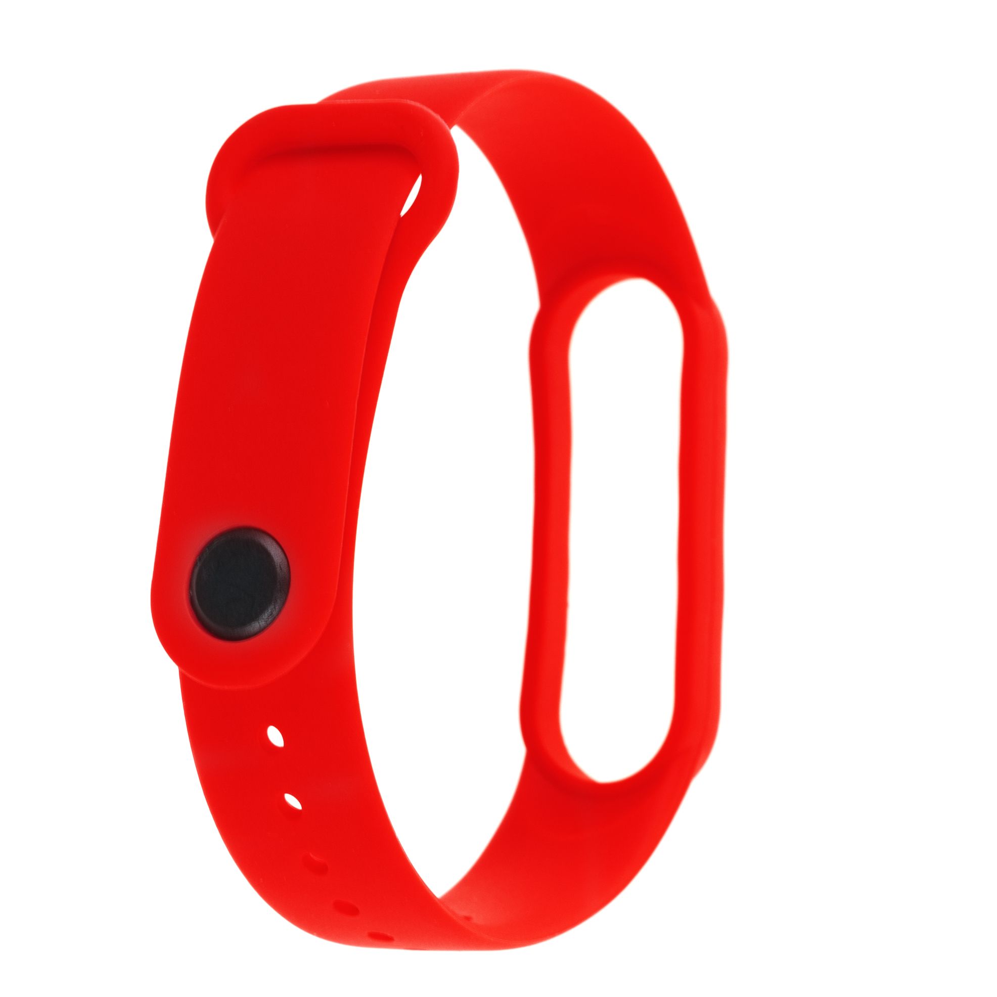 Pasek silikonowy do Xiaomi 5/6 - czerwony - obrazek 2
