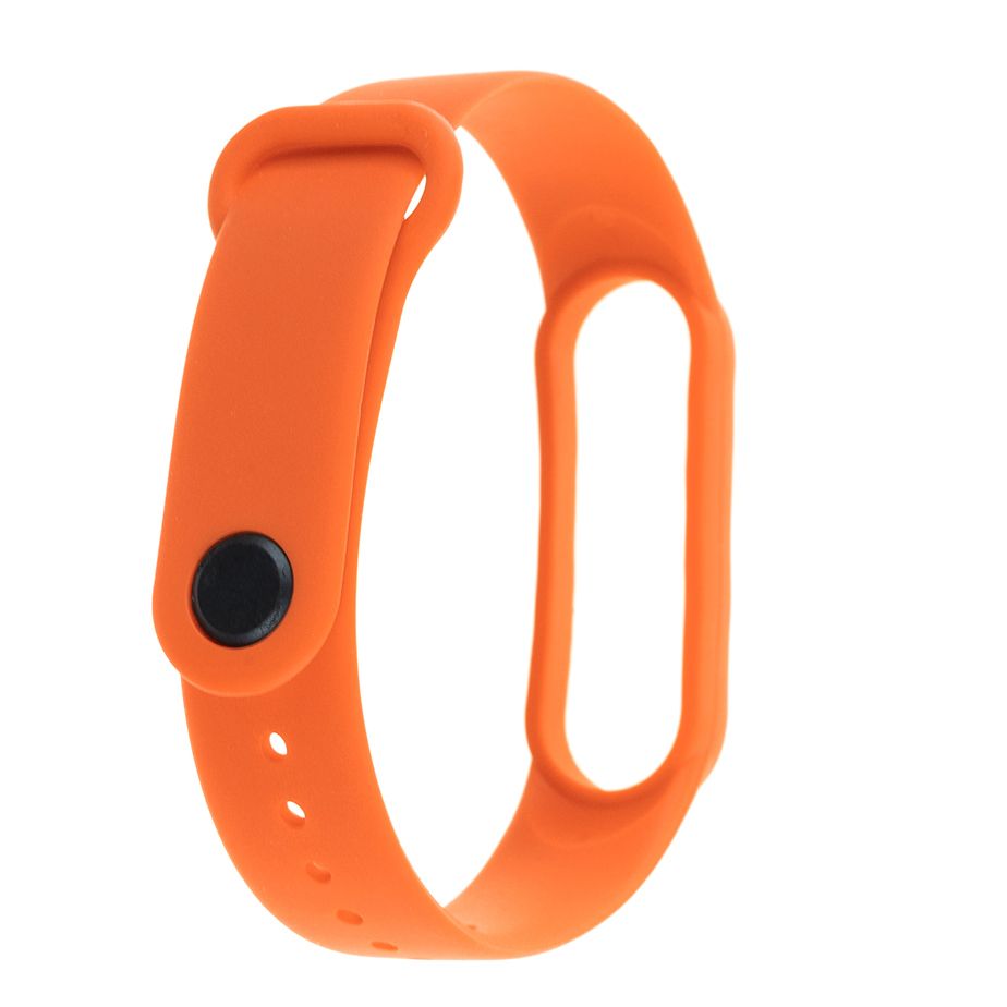 Pasek silikonowy do Xiaomi 5/6 - pomarańczowy - obrazek 2
