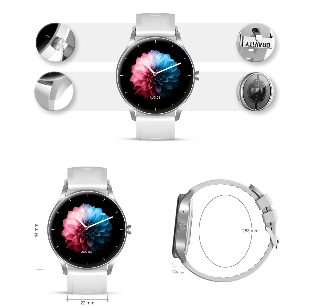 Smartwatch Gravity GT2-7 - obrazek 7