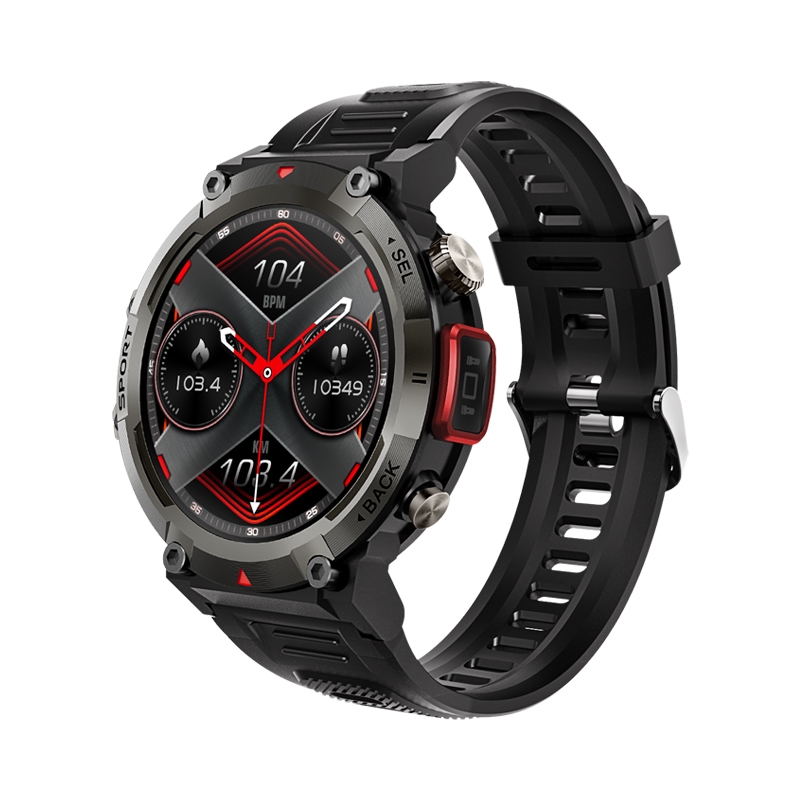 Smartwatch VELTORI VT140-1 Czarny Pasek Silikonowy - obrazek 5