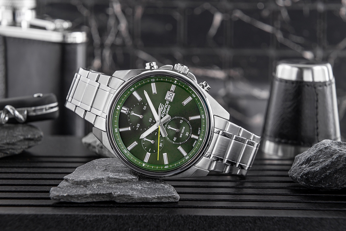 Zegarek Męski CASIO EDIFICE EFV-610D-3CVUEF + BOX - obrazek 5