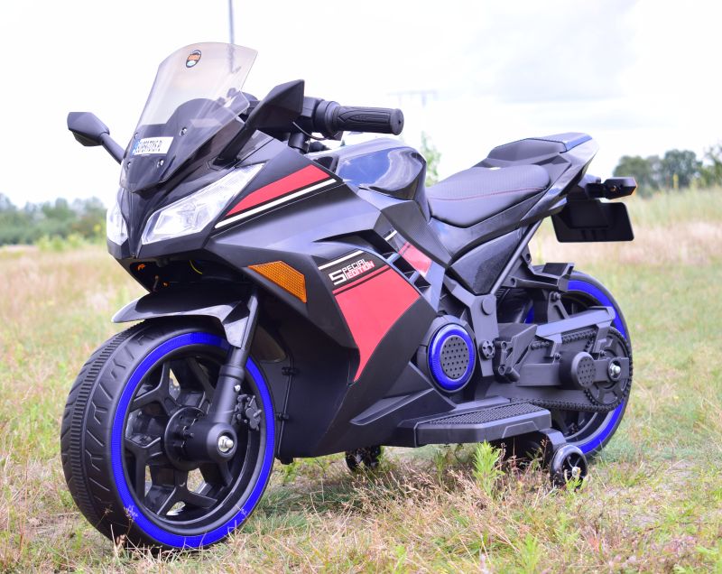 MEGA MOTOR ŚCIGACZ STRONG 2 EXCLUSIVE, ŚWIECĄCE KOŁA, GAZ W MANETCE, HAMULEC/DLS07 - obrazek 10