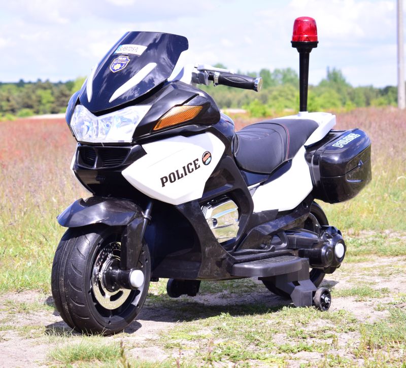 NAJWIĘKSZY SUPER SZYBKI MOTOR ŚCIGACZ POLICYJNY 118, MIĘKKIE KOŁA, MIĘKKIE SIEDZENIE, GAZ W RĄCZCE, HAMULEC /HZB118 - obrazek 4