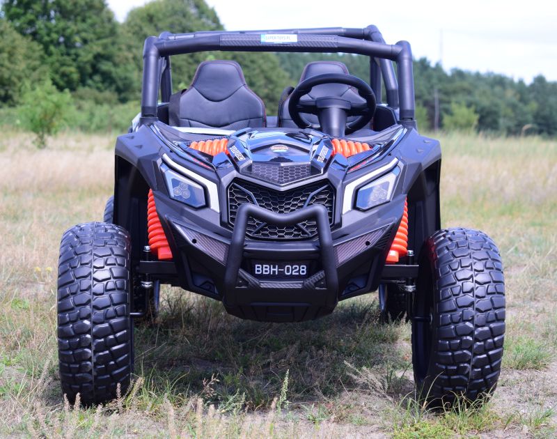 MEGA BUGGY SXS DLA 2 DZIECI 2X120W, SUPER MOC, PRZESUWANE SIEDZENIE, WALIZKA/BBH028 - obrazek 6