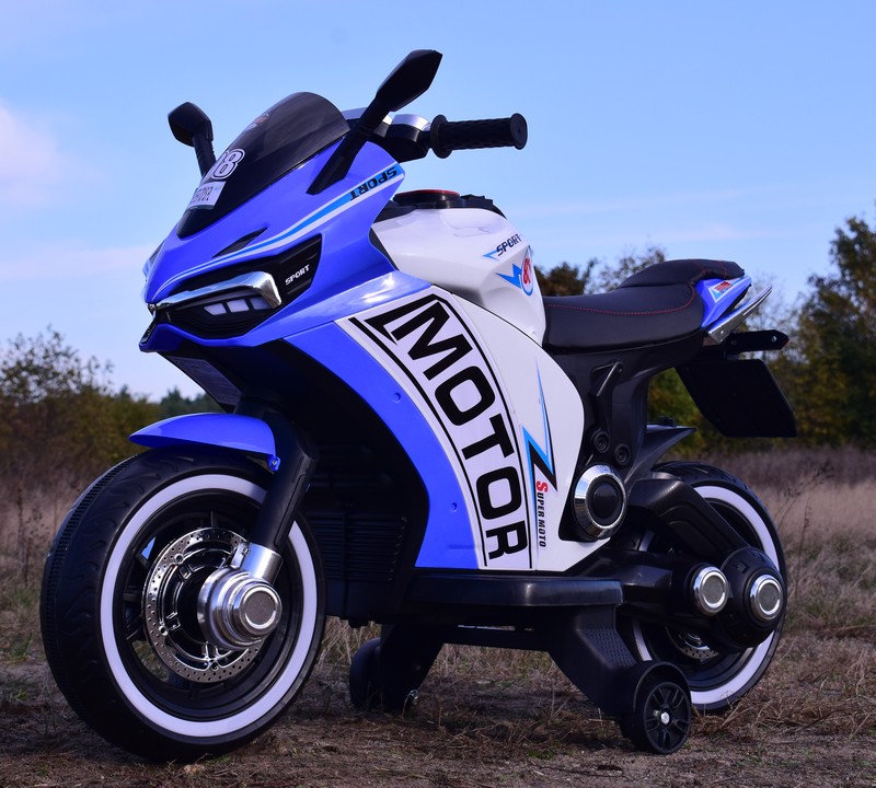 DUŻY MOTOR ŚCIGACZ STRONG 2 EXCLUSIVE, ŚWIECĄCE KOŁA, 2 KOŁOWY/HT6188-2 - obrazek 14
