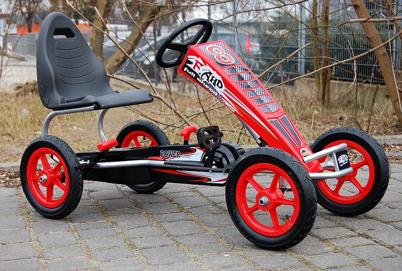 MEGA GOKART POMPOWANE KOŁA 5-12 lat, do 60 kg/8-1 - obrazek 6