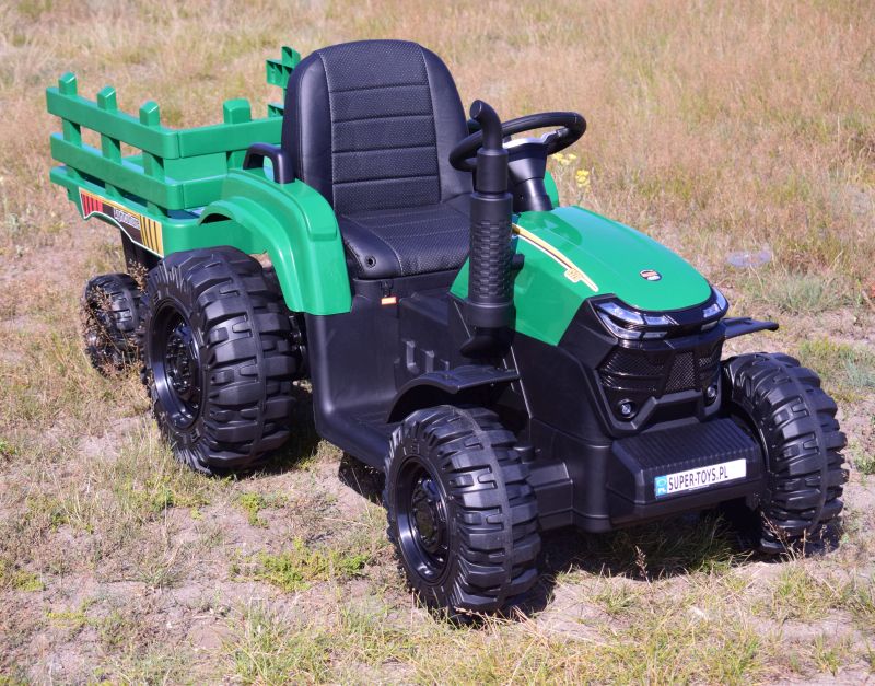 MEGA TRAKTOR AGRICULTURE Z PRZYCZEPĄ 2X200, 24V, SZYBKI SUPER JAKOSĆ/JC000B - obrazek 3