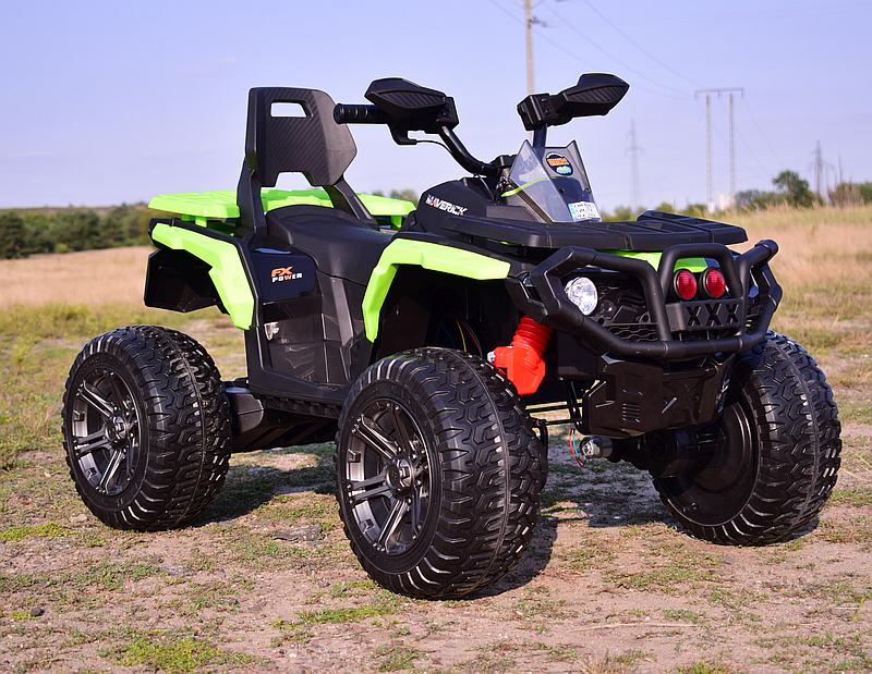 MEGA WIELKI QUAD MAVERICK Z NAPĘDEM 4X4, AMORTYZATORY, MIĘKKIE KOŁA, GAZ W MANETCE, HAMULEC/BBH3588 - obrazek 6