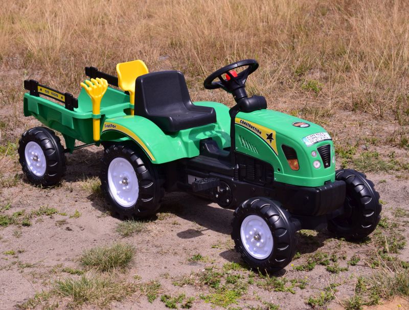 TRAKTOR NA PEDAŁY Z PRZYCZEPĄ I AKCESORIAMI/TR3001 - obrazek 13