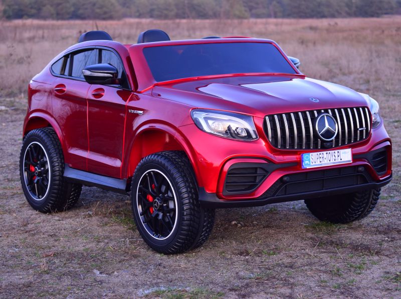 MERCEDES GLC 63S LICENCJA, 4X4, 2x12V, WALIZKA, MIĘKKIE KOŁA EVA, MIĘKKIE SIEDZENIE, LAKIER POLEROWANY, FULL OPCJA/XMX608 - obrazek 7