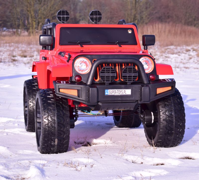 MEGA JEEP 4X4, MIĘKKIE KOŁA, MIĘKKIE SIEDZENIE, FUNKCJA BUJANIA SUPER HIT/LT828 - obrazek 13