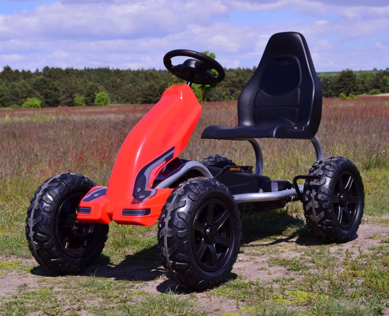 OLBRZYMI GOKART NA PEDAŁY, POMPOWANE KOŁA, PRZESUWANE SIEDZENIE,DO 100 KG/B012 - obrazek 7