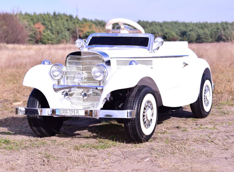 MERCEDES RETRO TYP 540K DLA DZIECKA I DLA RODZICA, MIĘKKIE KOŁA EVA, MIĘKKIE SIEDZENIE, FULL OPCJA/A200 - obrazek 3