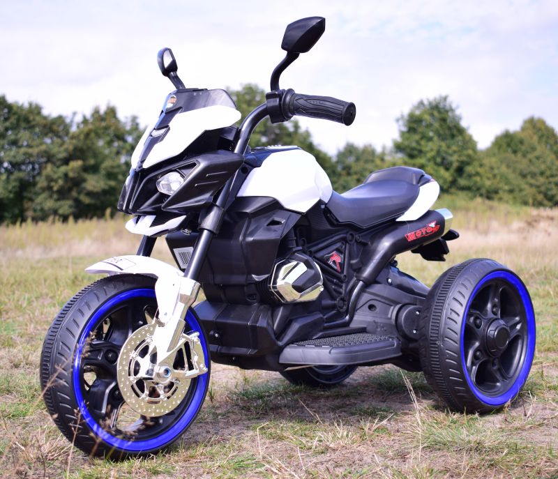 MOTOR MOTO 3 KOŁOWY, ŚWIECĄCE KOŁA, GAZ W MANETCE/BH818 - obrazek 6