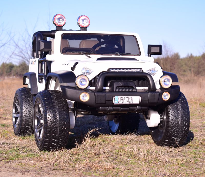MEGA JEEP PERFECT 002B EXCLUSIVE, WOLNY START/ MIĘKKIE KOŁA HP-002B - obrazek 5