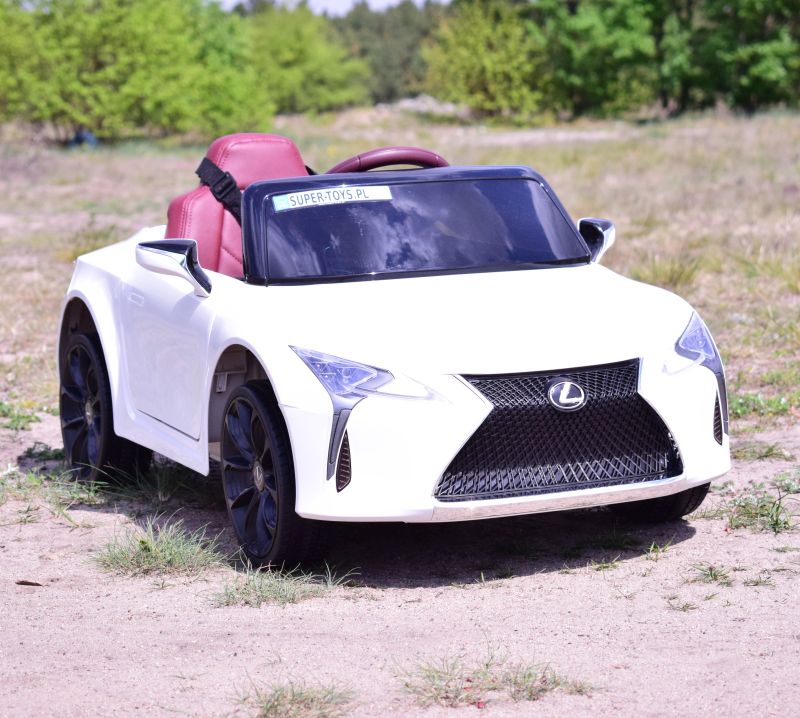 ORYGINALNY LEXUS LC500 NA NAJLEPSZEJ WERSJI, MIĘKKIE KOŁA, MIĘKKIE SIEDZENIE/JE1618 - obrazek 6
