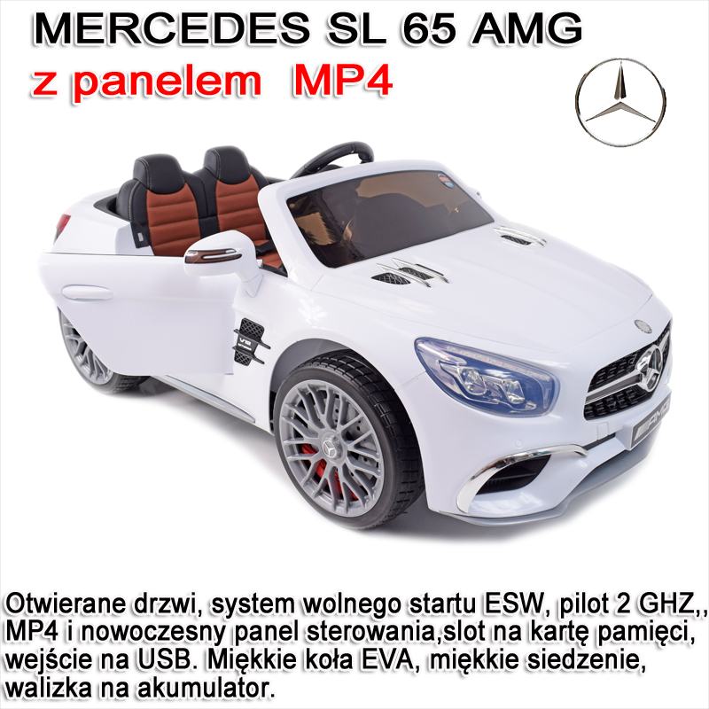 MERCEDES SL65 AMG PILOT, WOLNY START, WALIZKA DO AKUMULATORA , MP4 /XMX602 - obrazek 12