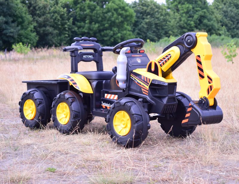 TRAKTOR, KOPARKA NA AKUMULATOR+PRZYCZEPA,PILOT /HT9158 - obrazek 5