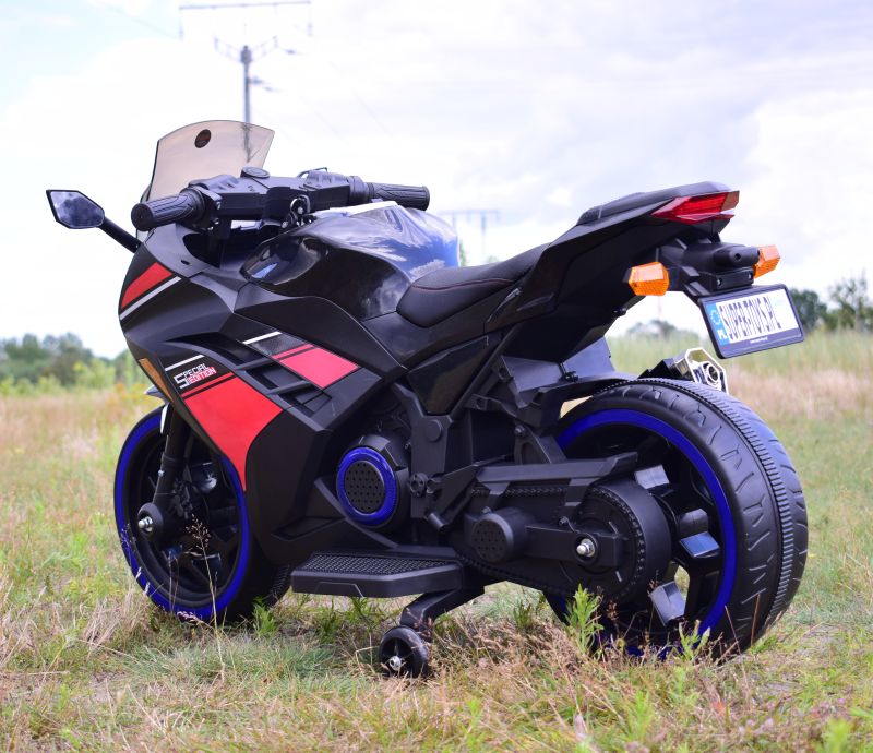 MEGA MOTOR ŚCIGACZ STRONG 2 EXCLUSIVE, ŚWIECĄCE KOŁA, GAZ W MANETCE, HAMULEC/DLS07 - obrazek 11