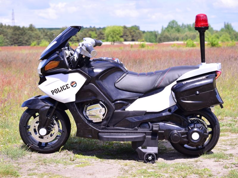 NAJWIĘKSZY SUPER SZYBKI MOTOR ŚCIGACZ POLICYJNY 118, MIĘKKIE KOŁA, MIĘKKIE SIEDZENIE, GAZ W RĄCZCE, HAMULEC /HZB118 - obrazek 5