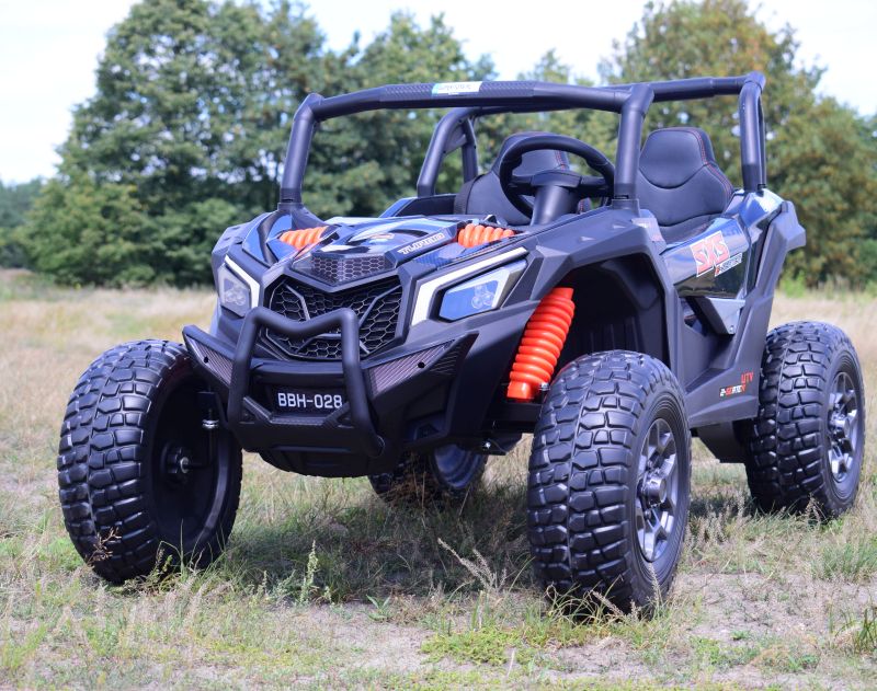 MEGA BUGGY SXS DLA 2 DZIECI 2X120W, SUPER MOC, PRZESUWANE SIEDZENIE, WALIZKA/BBH028 - obrazek 7